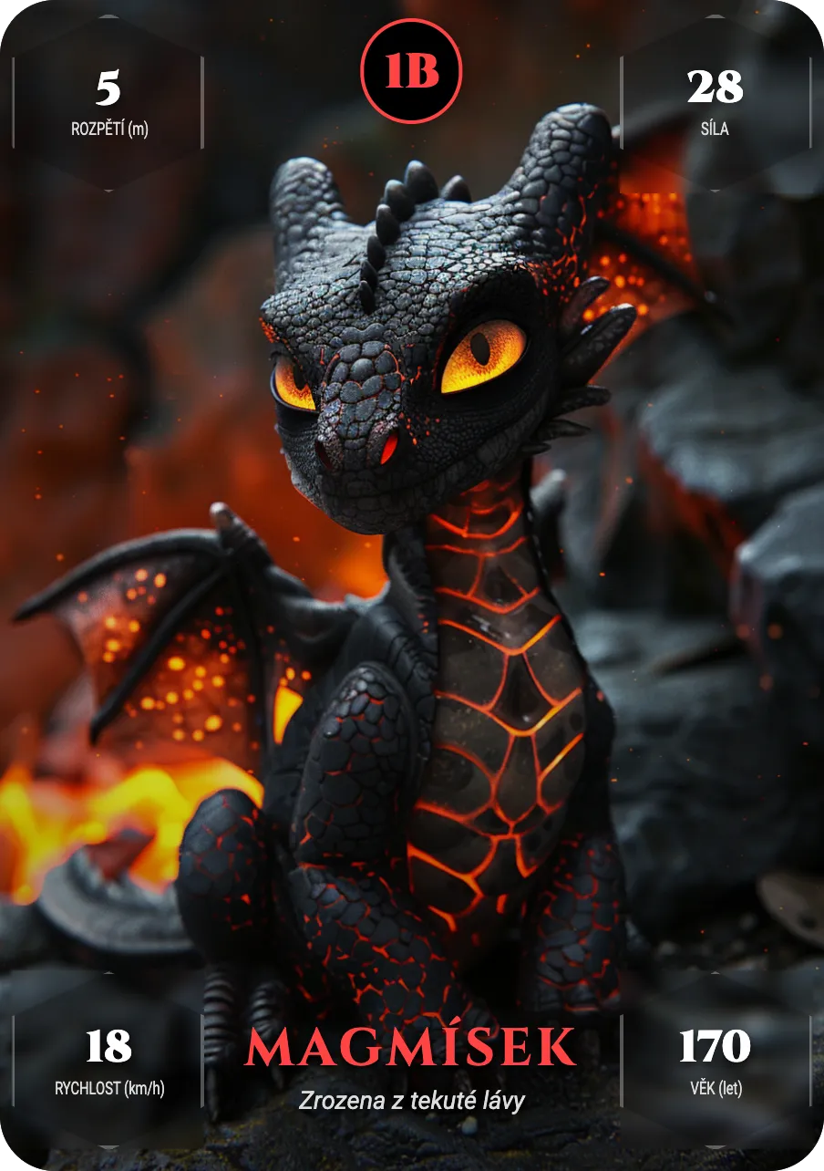 Kvarteto: Baby dráčci — náhled karty 2