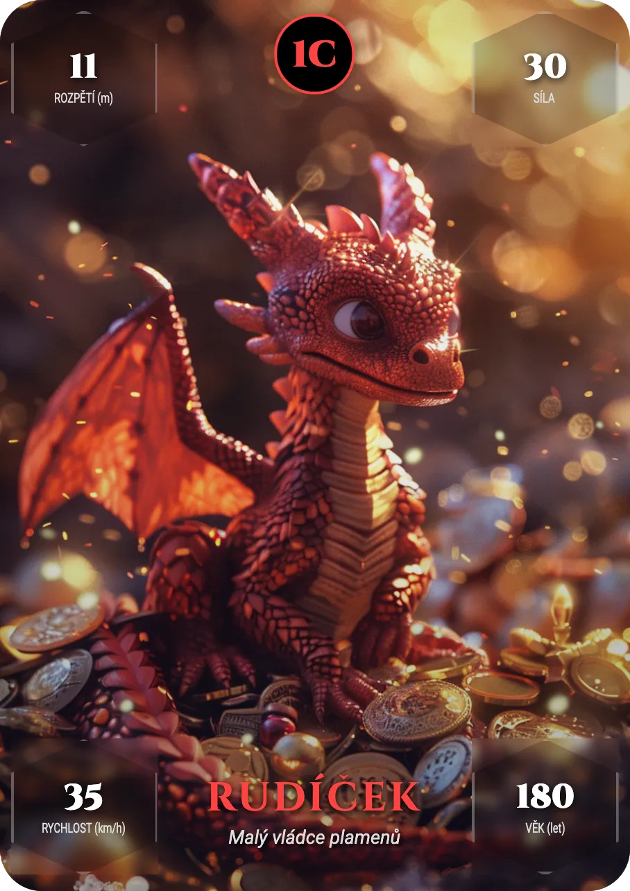 Kvarteto: Baby dráčci — náhled karty 3