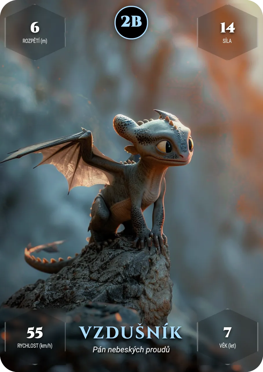 Kvarteto: Baby dráčci — náhled karty 6