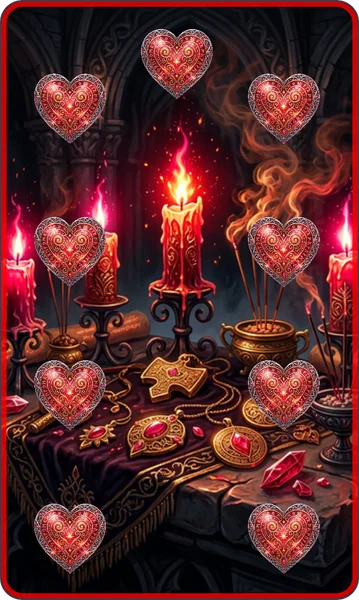Hrací karty: Magické čarodějnice — náhled karty 6