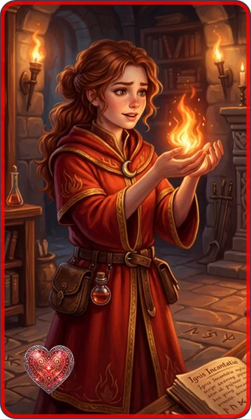 Hrací karty: Magické čarodějnice — náhled karty 4