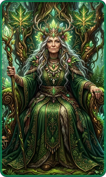 Hrací karty: Magické čarodějnice — náhled karty 10