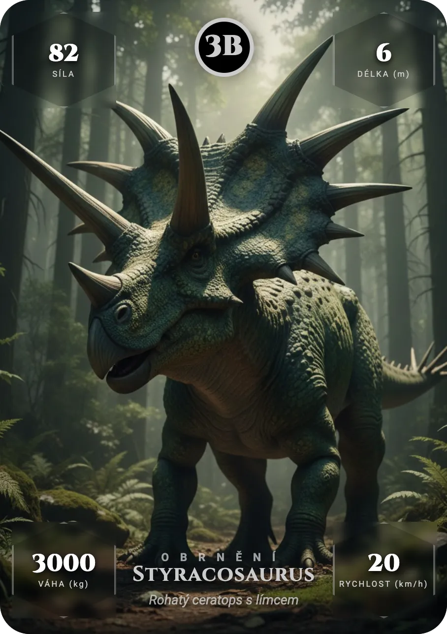 Kvarteto: Dinosauři — náhled karty 10