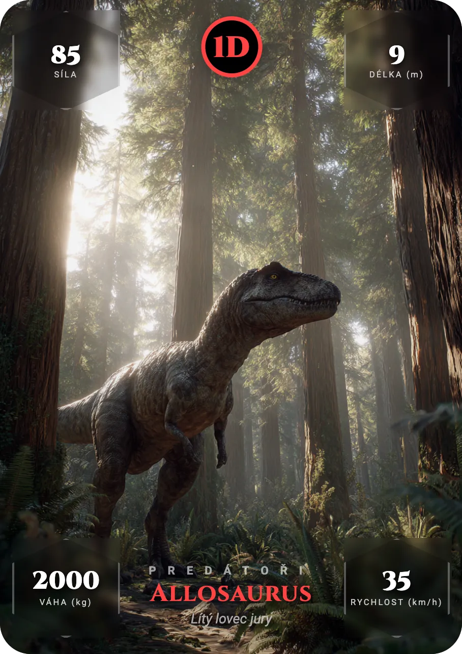 Kvarteto: Dinosauři — náhled karty 4