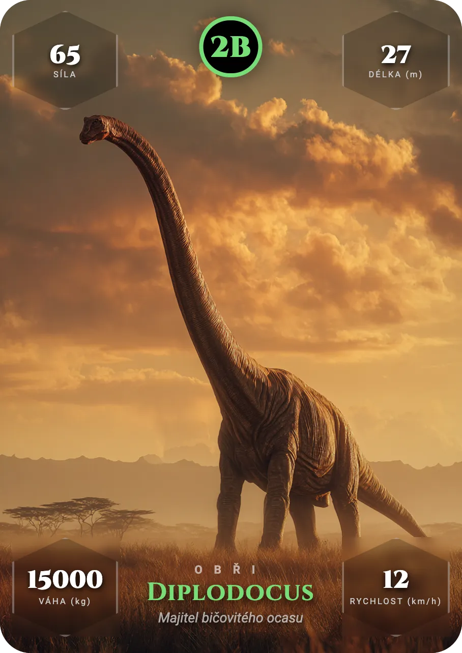 Kvarteto: Dinosauři — náhled karty 6