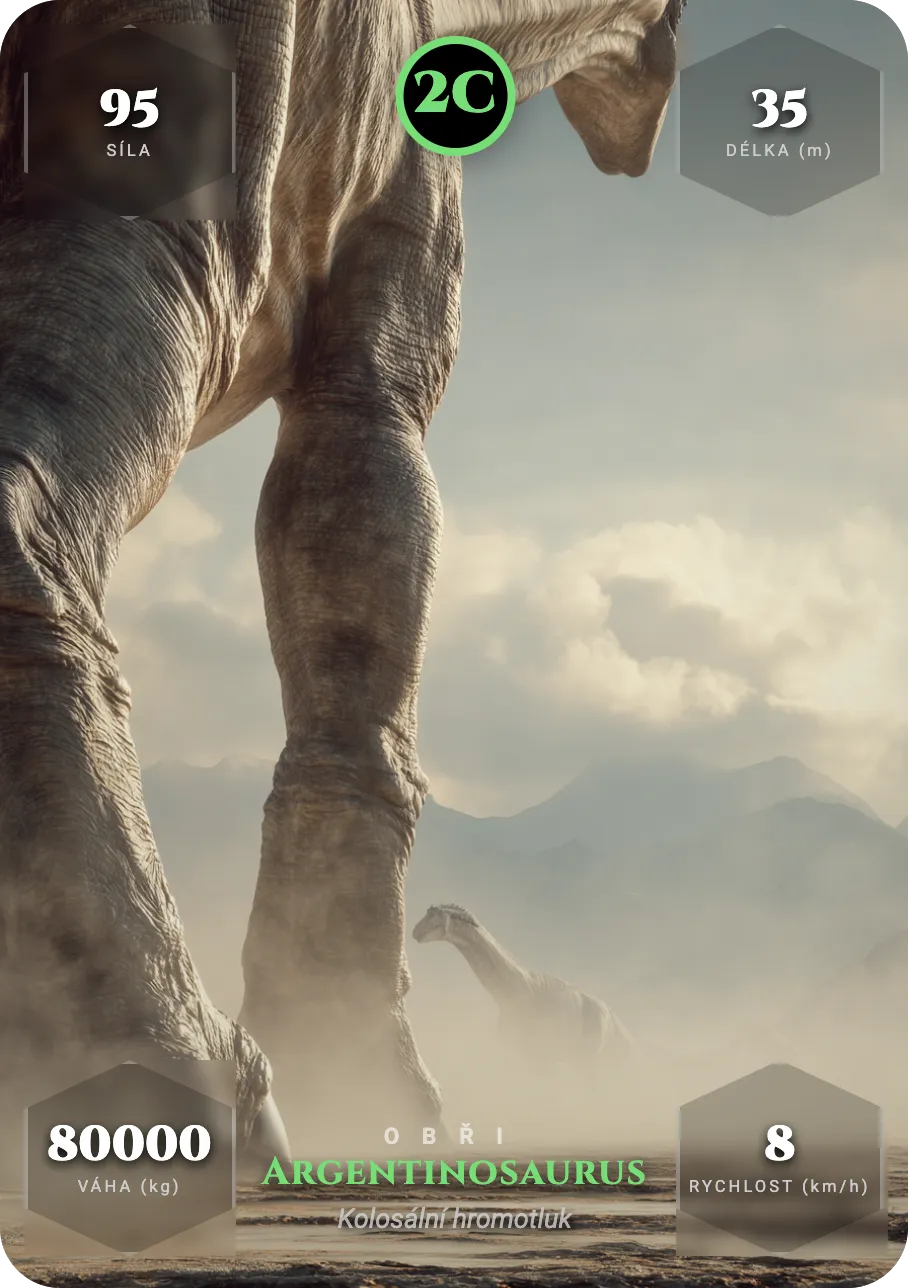 Kvarteto: Dinosauři — náhled karty 7