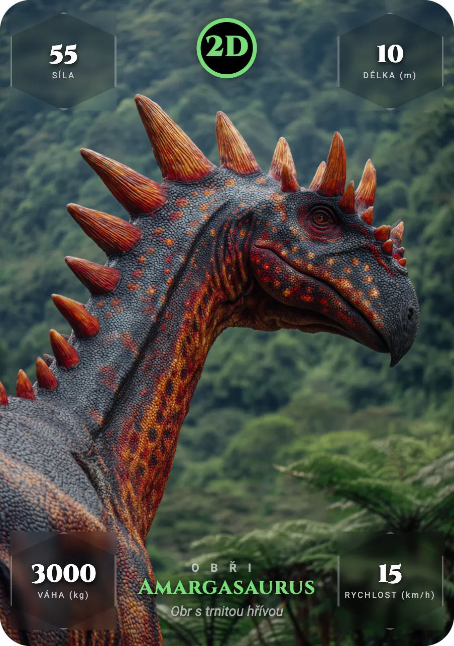 Kvarteto: Dinosauři — náhled karty 8