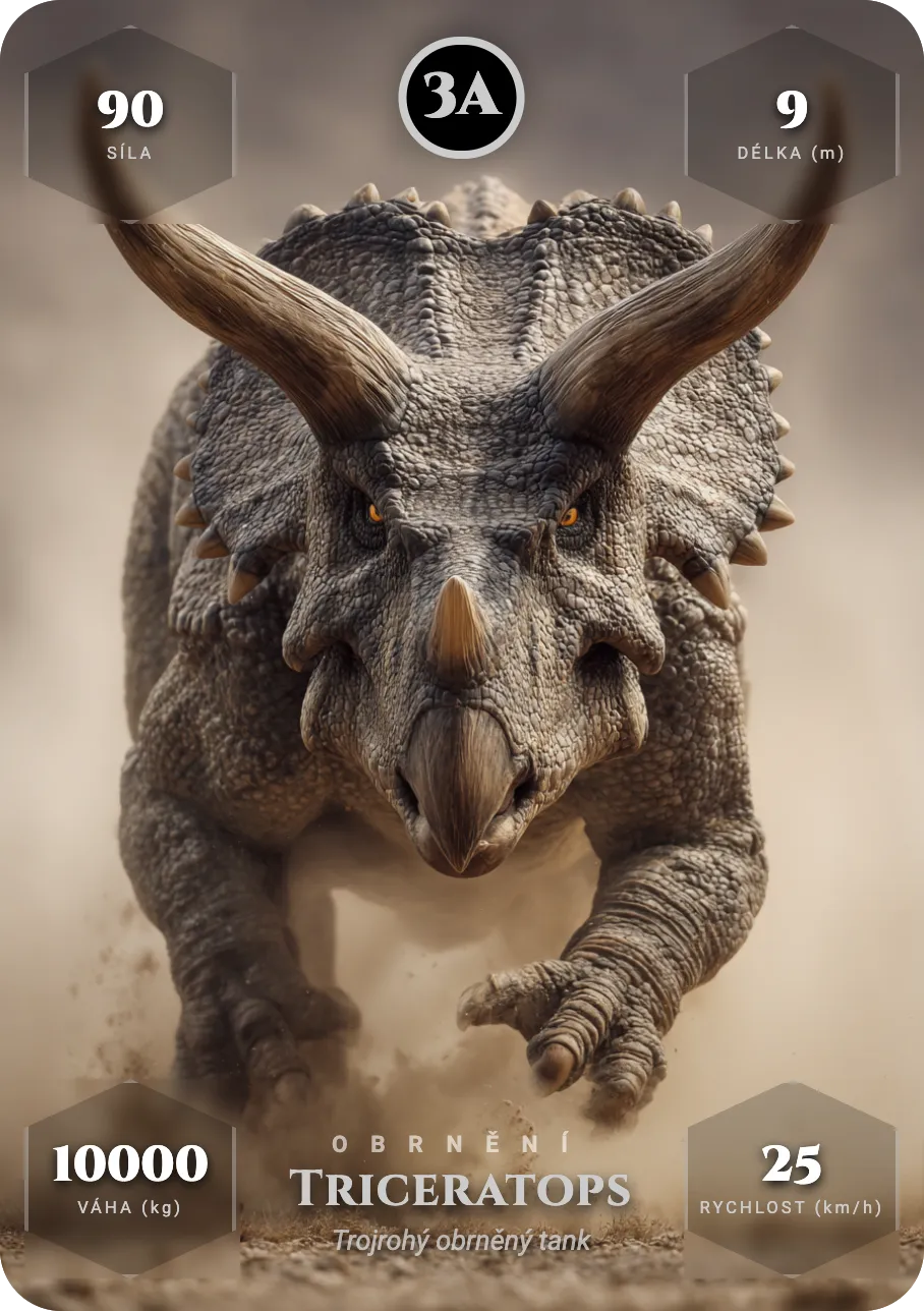 Kvarteto: Dinosauři — náhled karty 9