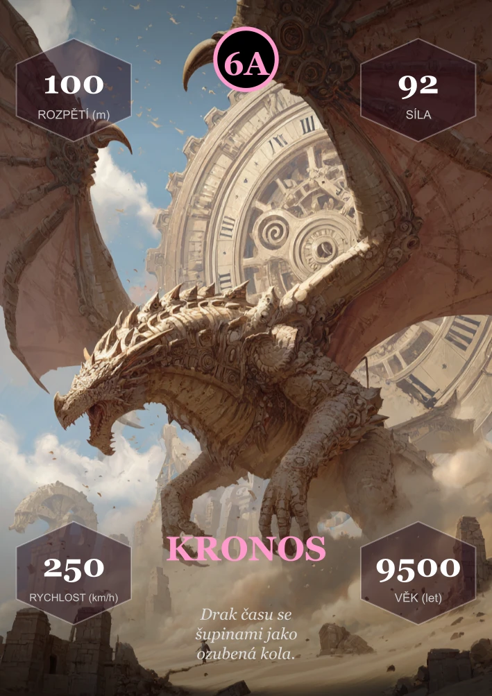 Kvarteto: Draci — ukázková karta 5