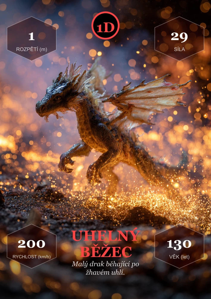 Kvarteto: Draci — ukázková karta 6