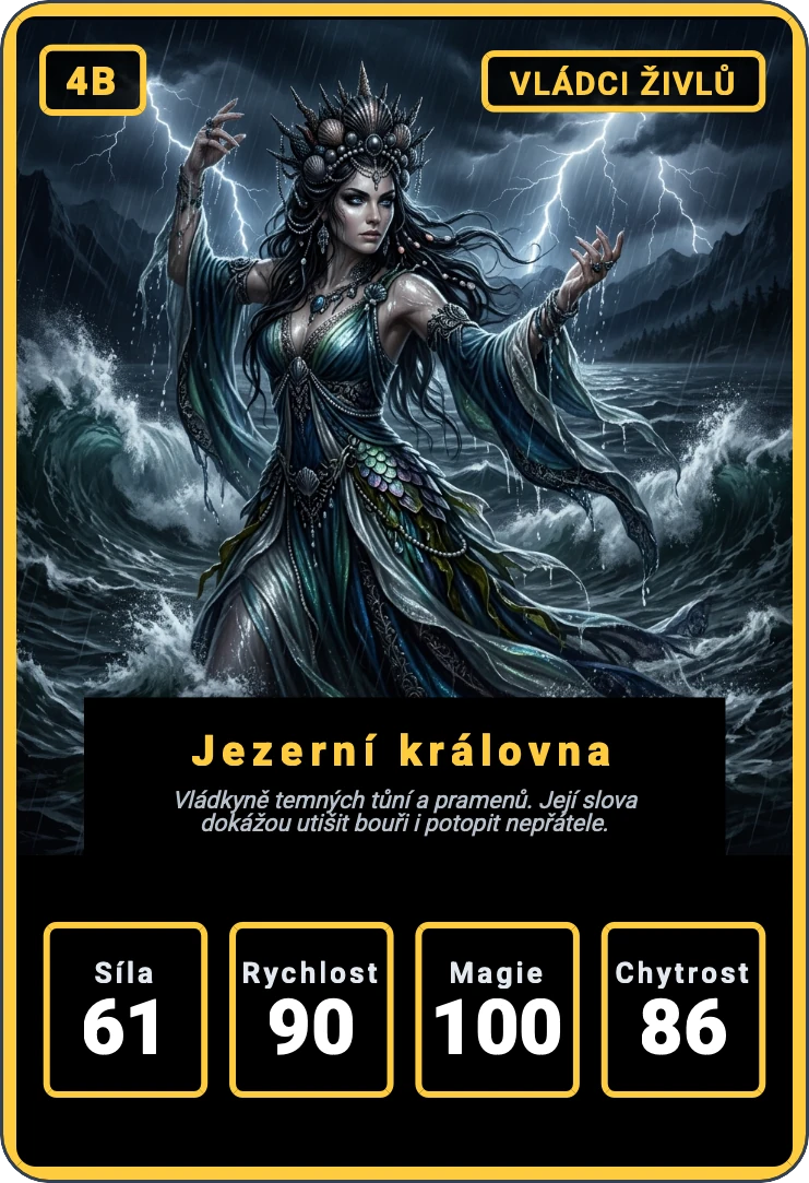 Kvarteto: Lesní bytosti — náhled karty 12