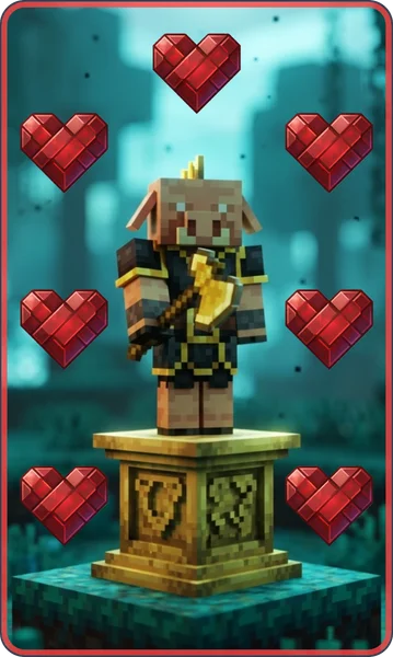 Hrací karty: Pixelový svět