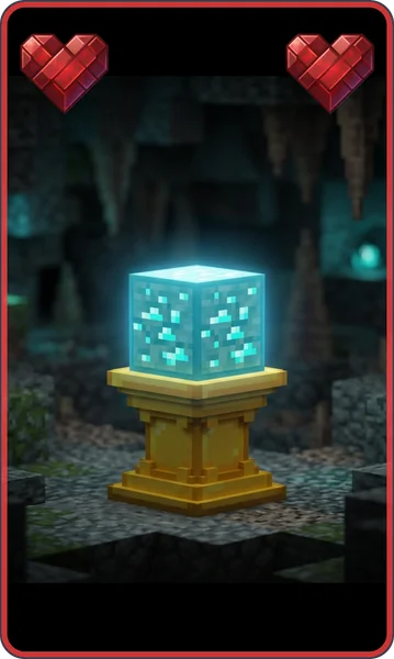 Hrací karty: Pixelový svět — náhled karty 8