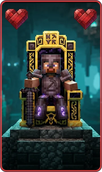 Hrací karty: Pixelový svět — náhled karty 7