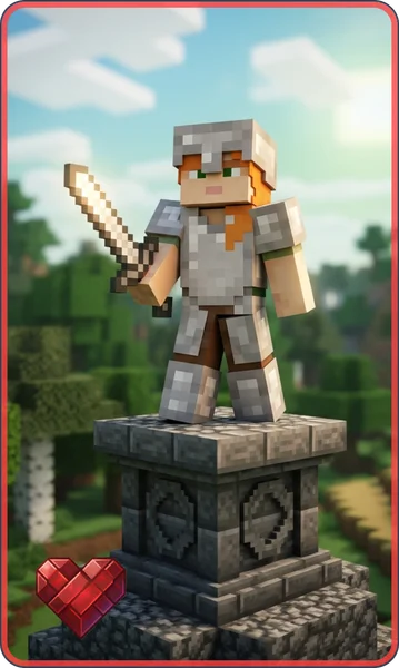 Hrací karty: Pixelový svět — náhled karty 5