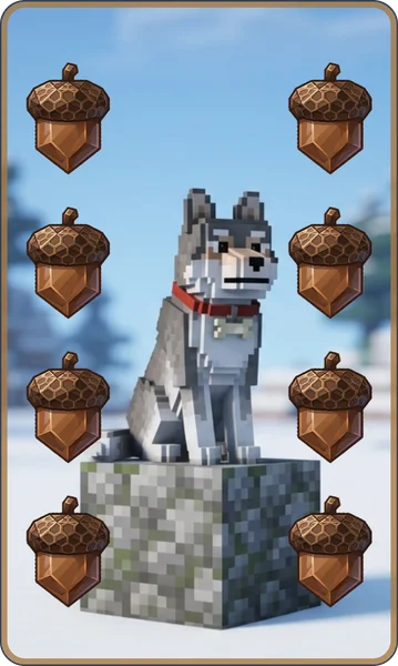 Hrací karty: Pixelový svět — náhled karty 10