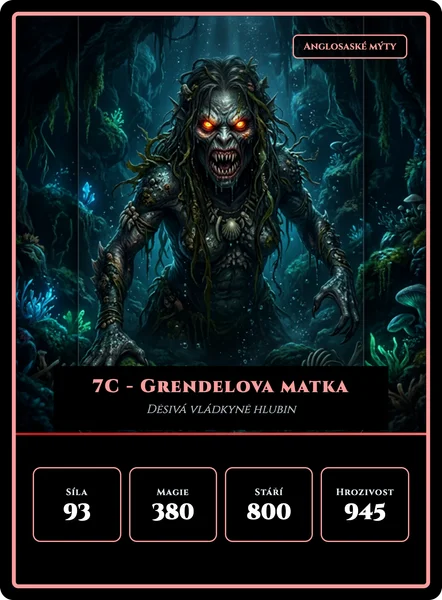 Kvarteto: Mytologie a mýty — ukázková karta 7